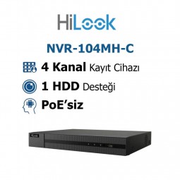 HILOOK NVR-104MH-C 4 Kanal Nvr Kayıt Cihazı